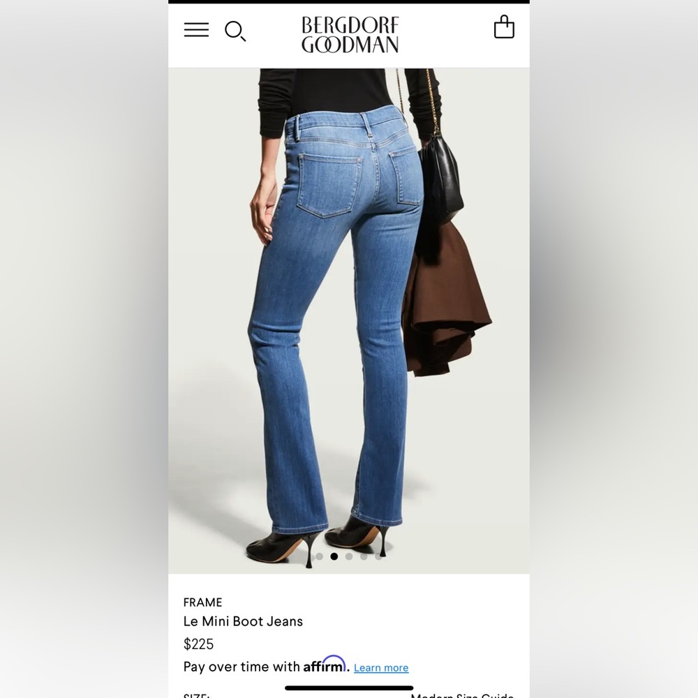 FRAME le mini boot jean
